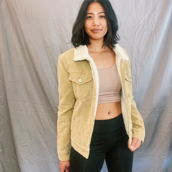 Brandy Melville Shaine Corduroy Jacket 